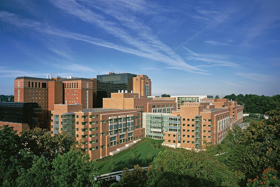 Bird's eye view of the NIH Clinical Research Center