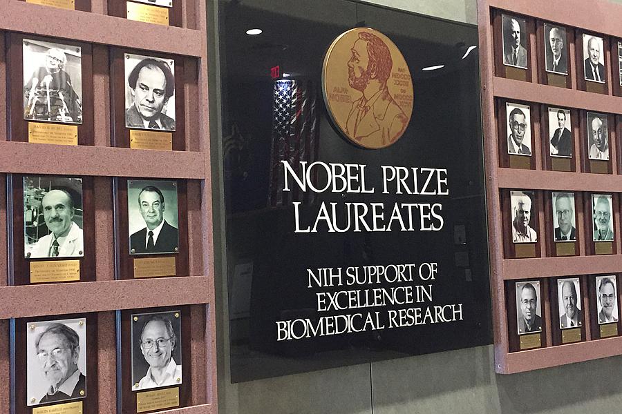 The Nobel Prize Laureates Hall at the National Institutes of Health (NIH) Visitor Center